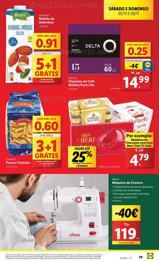 Antevisão Folheto LIDL Promoções de 31 outubro a 6 novembro