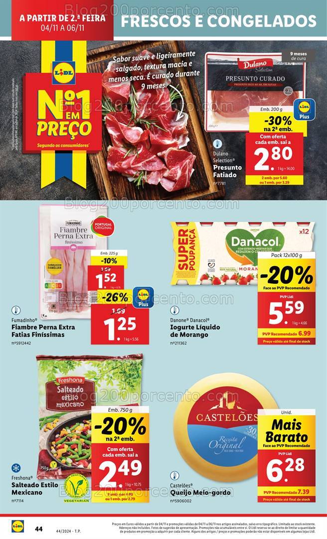 Antevisão Folheto LIDL Promoções de 31 outubro a 6 novembro