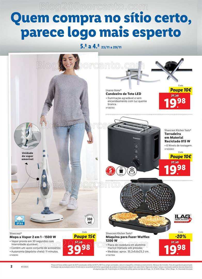 Antevisão Folheto LIDL Extra II Promoções até 29 novembro