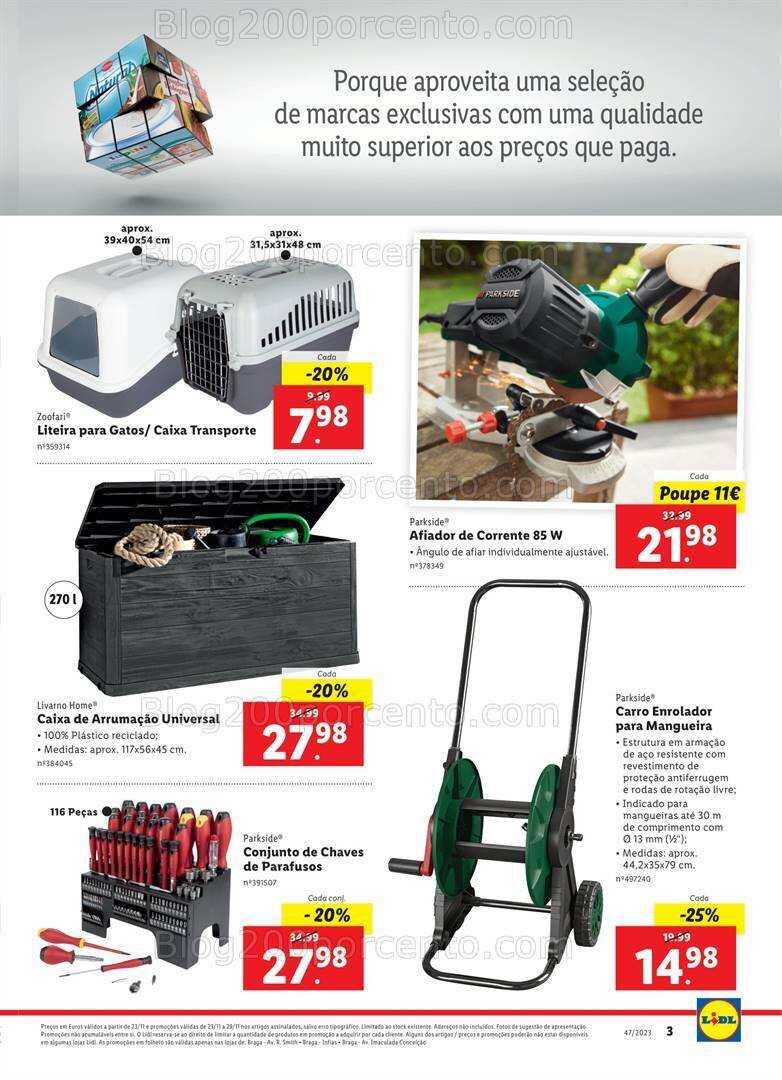 Antevisão Folheto LIDL Extra II Promoções até 29 novembro