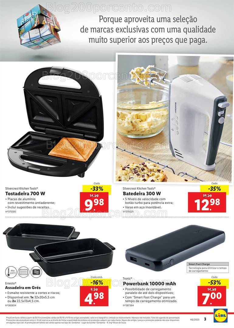 Antevisão Folheto LIDL Bazar Extra Gondomar Promoções de 5 a 11 outubro