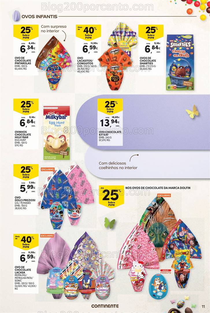 Antevisão Folheto CONTINENTE Páscoa Promoções de 1 a 20 abril