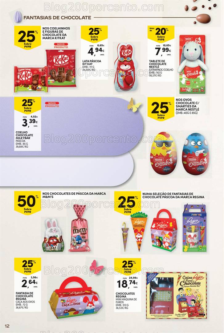 Antevisão Folheto CONTINENTE Páscoa Promoções de 1 a 20 abril