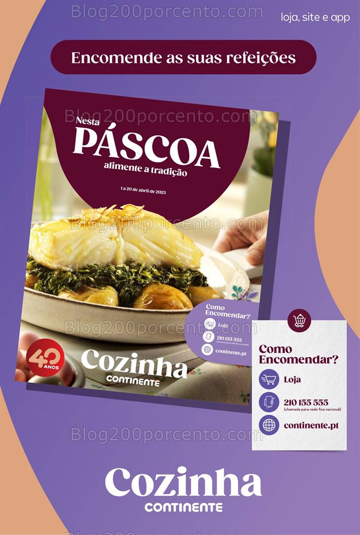 Antevisão Folheto CONTINENTE Páscoa Promoções de 1 a 20 abril