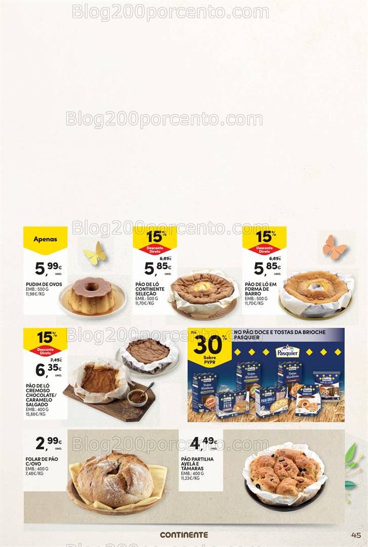 Antevisão Folheto CONTINENTE Páscoa Promoções de 1 a 20 abril