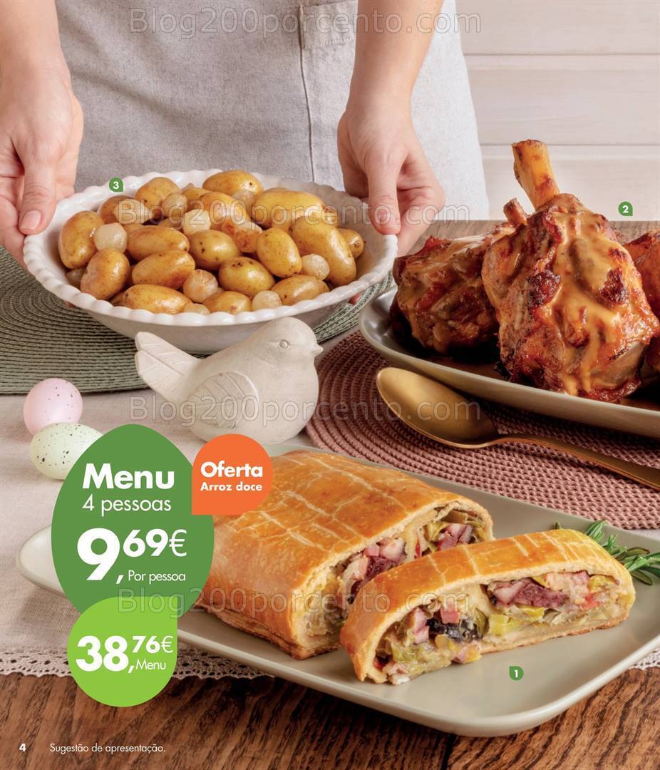 Antevisão Folheto PINGO DOCE Take Away Páscoa Promoções de 5 a 24 março