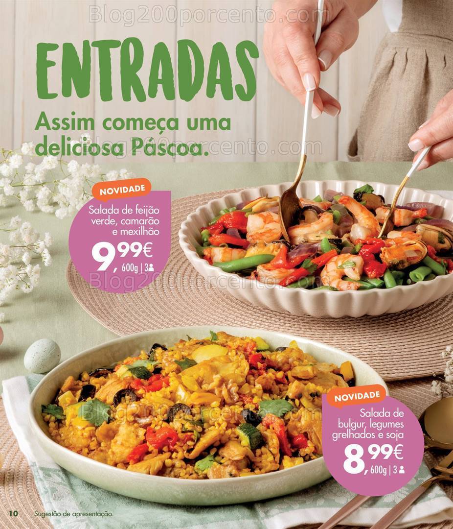 Antevisão Folheto PINGO DOCE Take Away Páscoa Promoções de 5 a 24 março