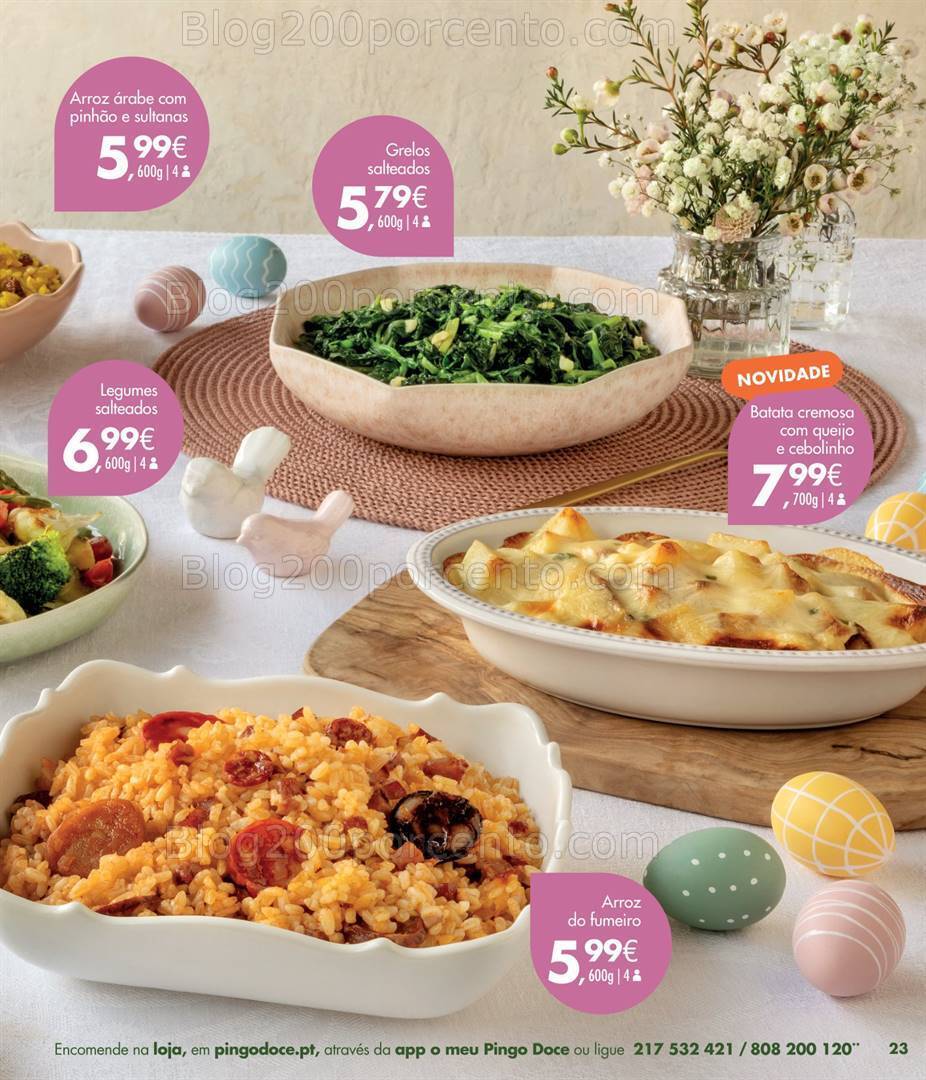 Antevisão Folheto PINGO DOCE Take Away Páscoa Promoções de 5 a 24 março