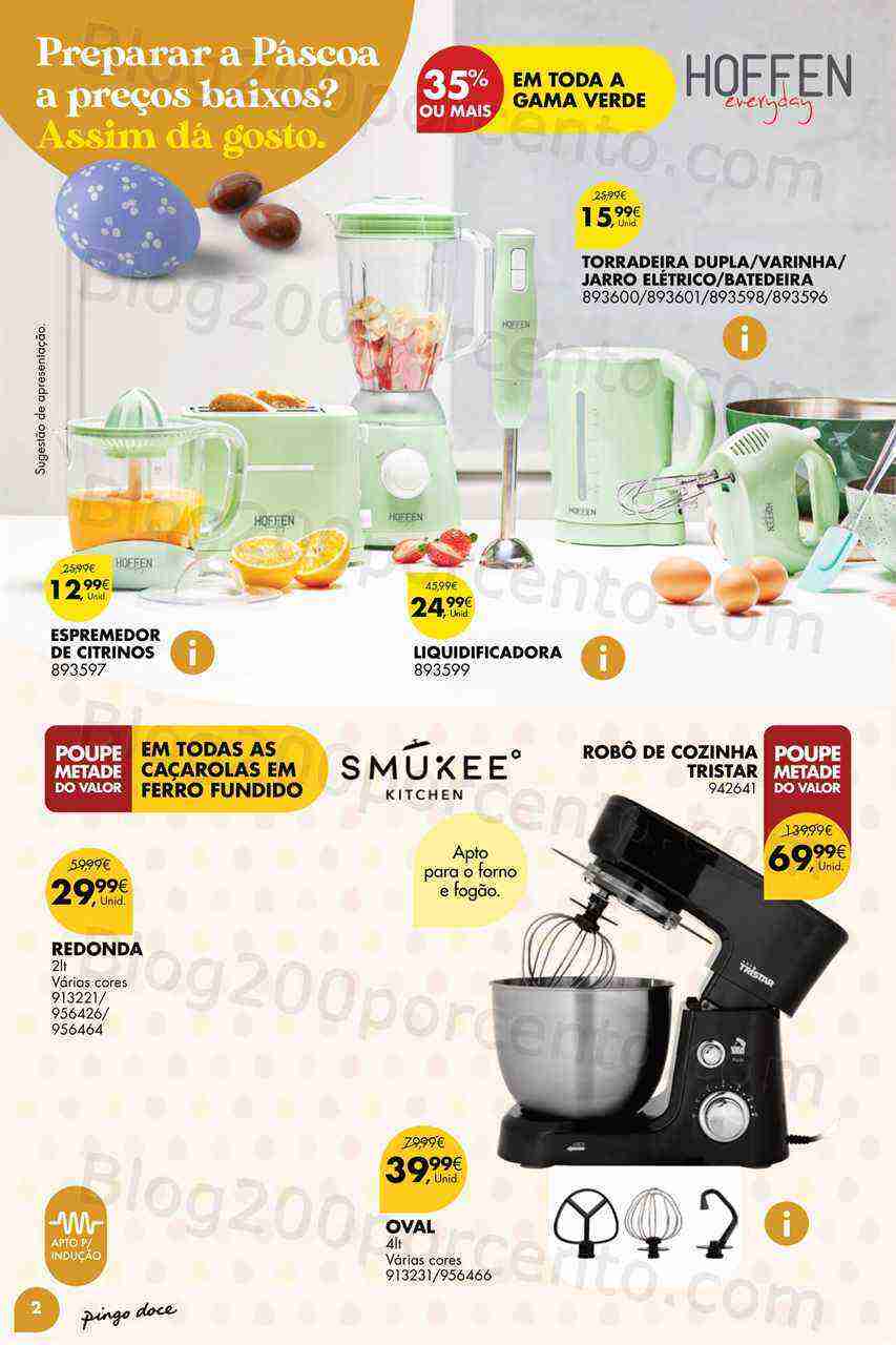 Antevisão Folheto PINGO DOCE Bazar Páscoa Promoções de 7 março a 10 abril
