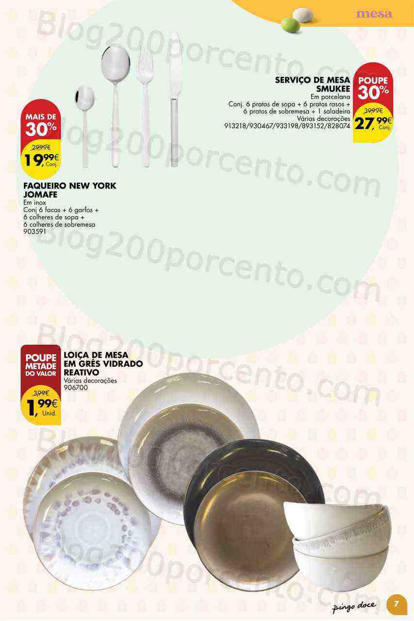 Antevisão Folheto PINGO DOCE Bazar Páscoa Promoções de 7 março a 10 abril