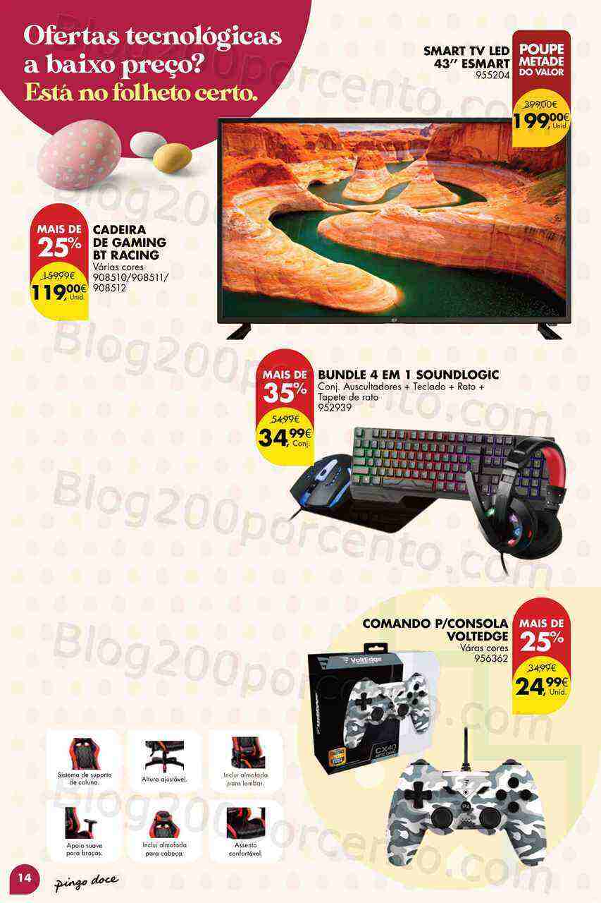Antevisão Folheto PINGO DOCE Bazar Páscoa Promoções de 7 março a 10 abril
