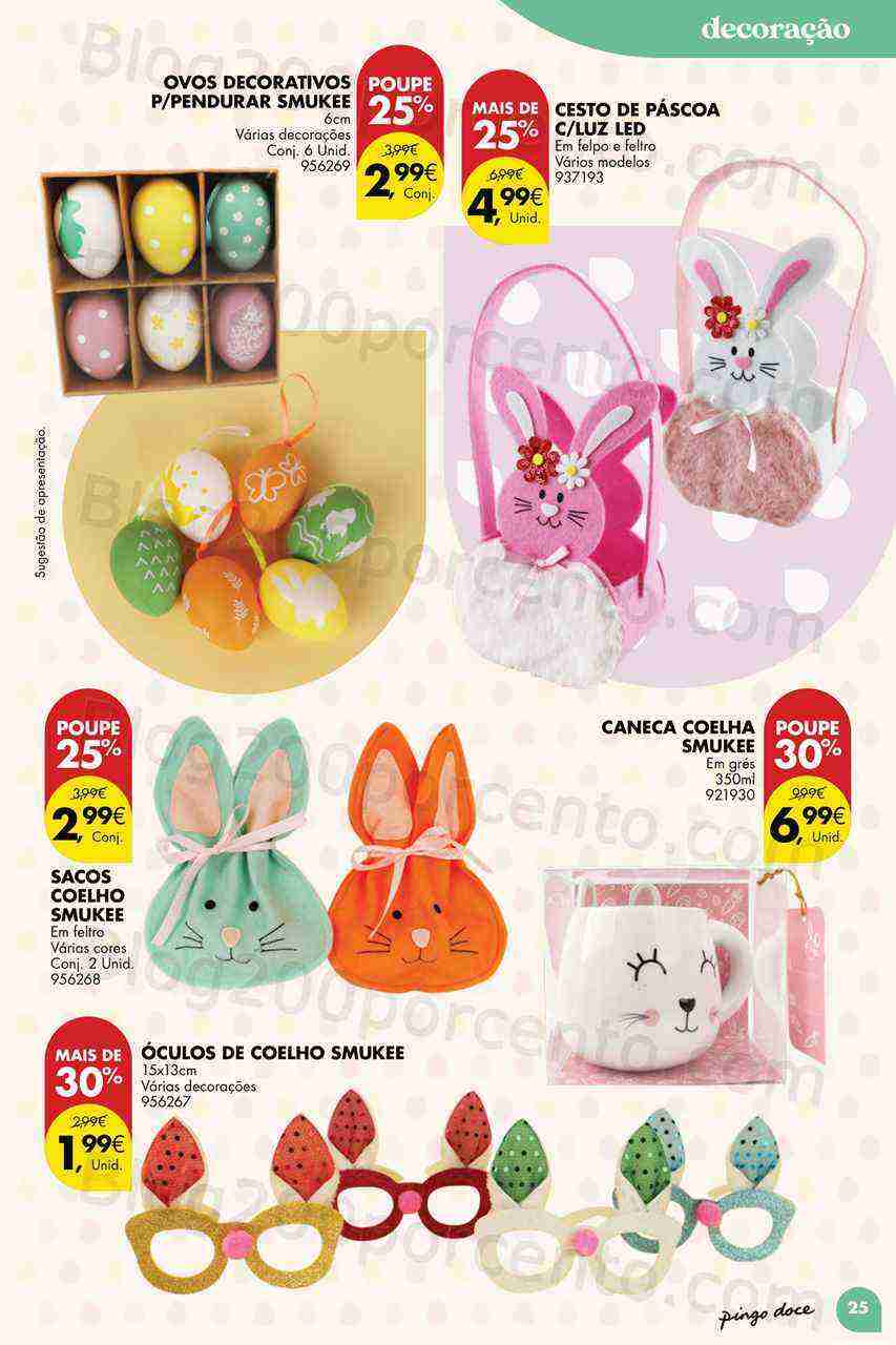 Antevisão Folheto PINGO DOCE Bazar Páscoa Promoções de 7 março a 10 abril