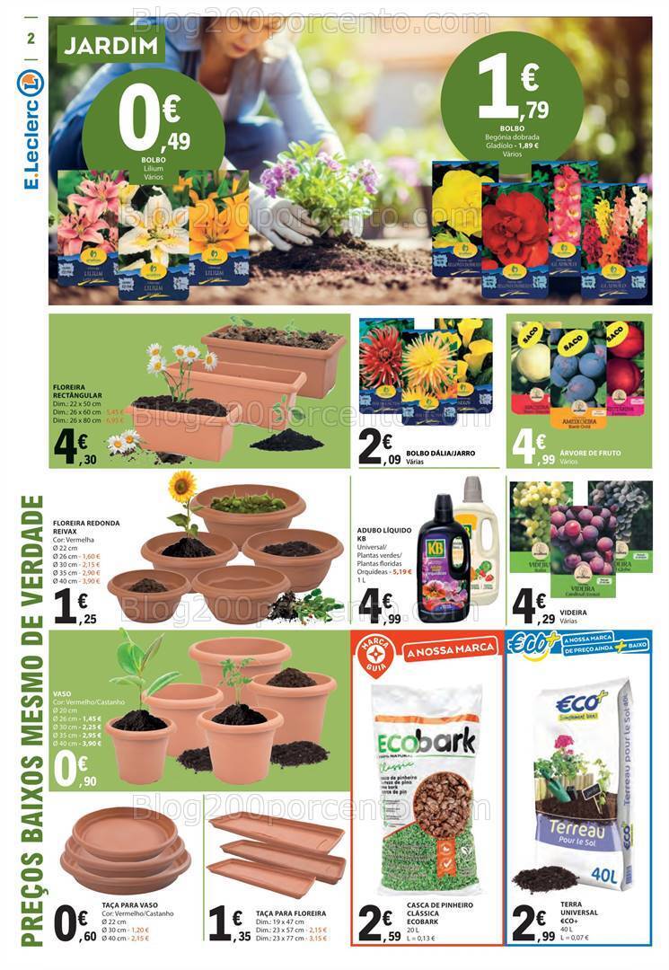 Antevisão Folheto E-LECLERC Bazar Promoções de 15 a 28 fevereiro