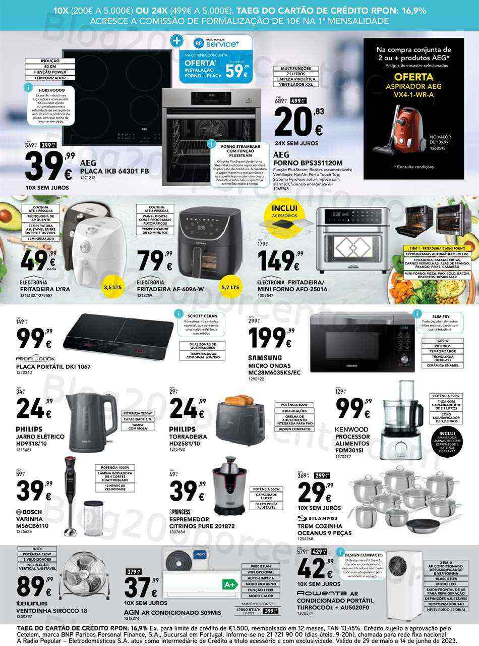 Antevisão Folheto RADIO POPULAR Promoções de 29 maio a 14 junho