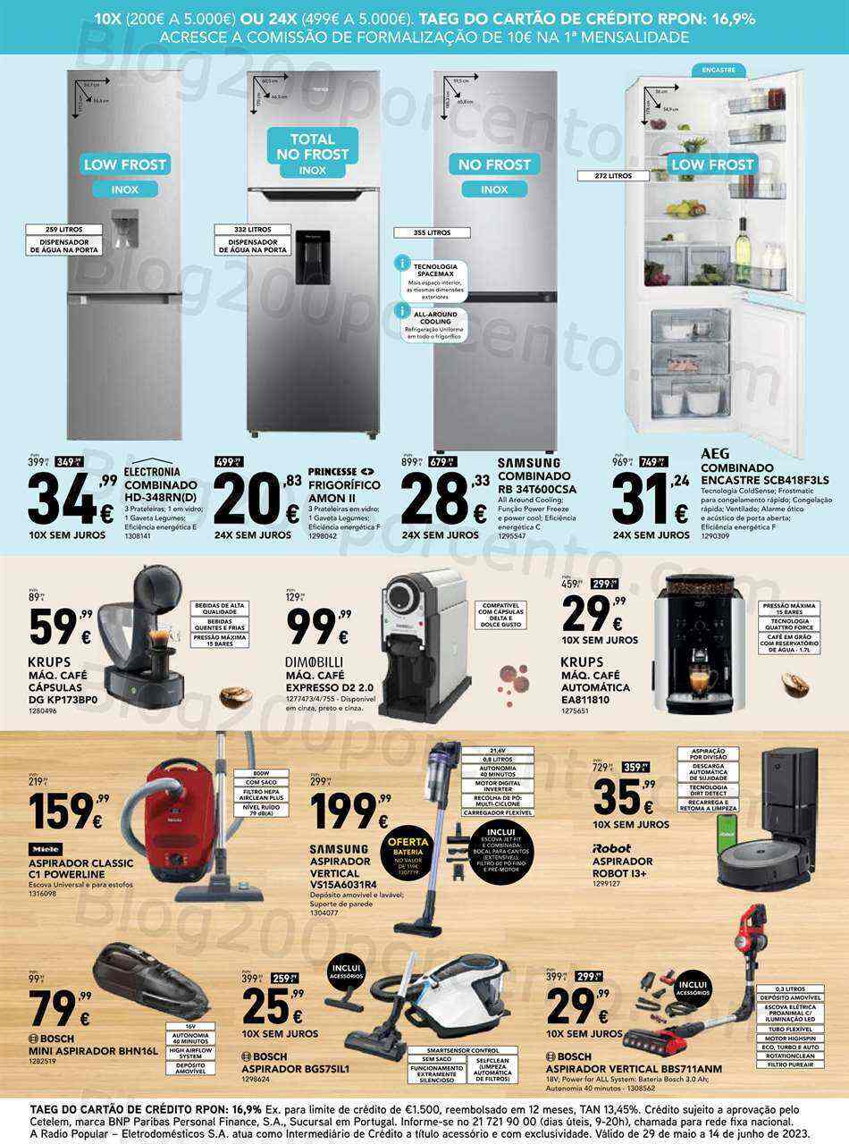 Antevisão Folheto RADIO POPULAR Promoções de 29 maio a 14 junho