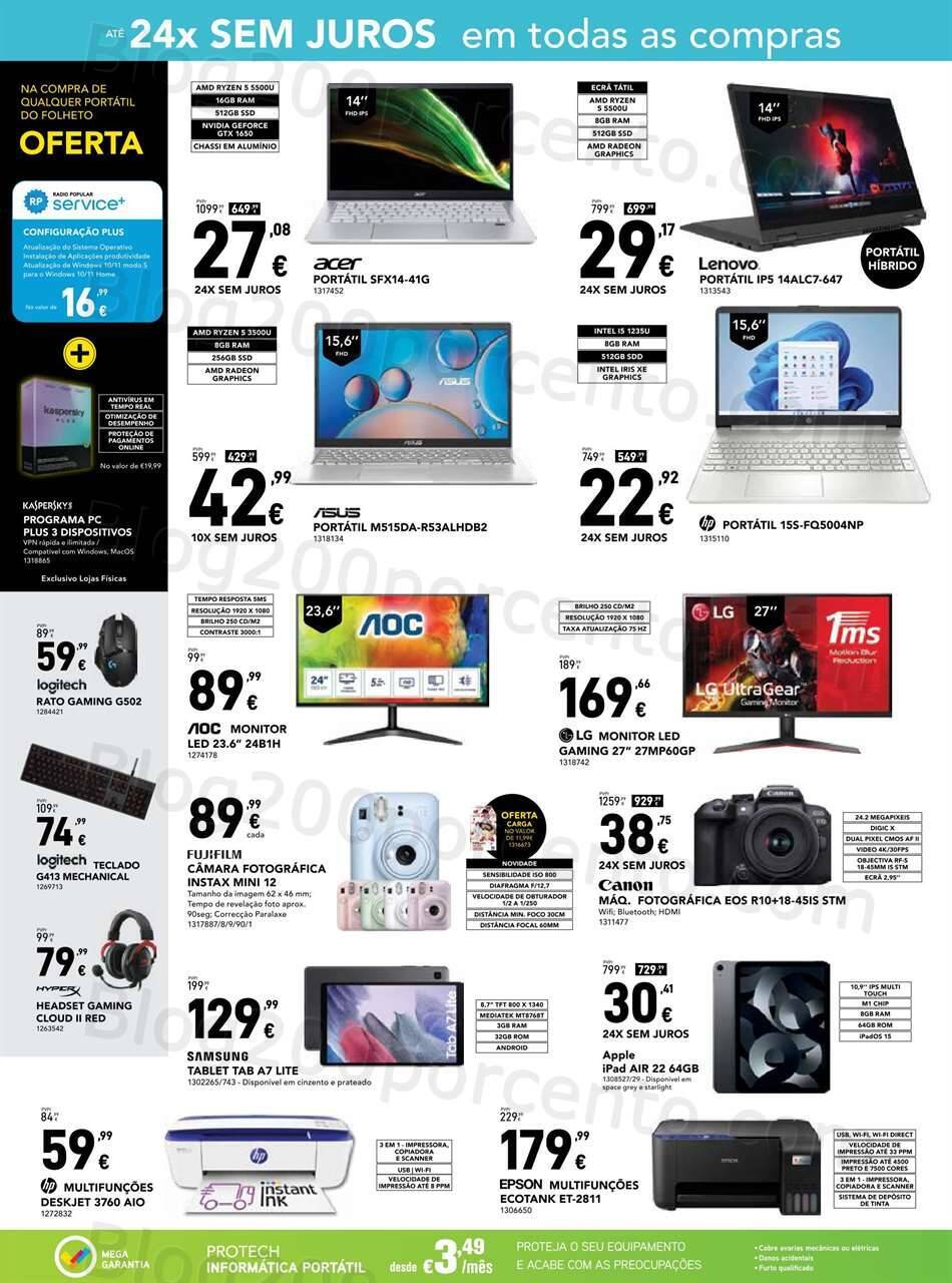 Antevisão Folheto RADIO POPULAR Promoções de 29 maio a 14 junho