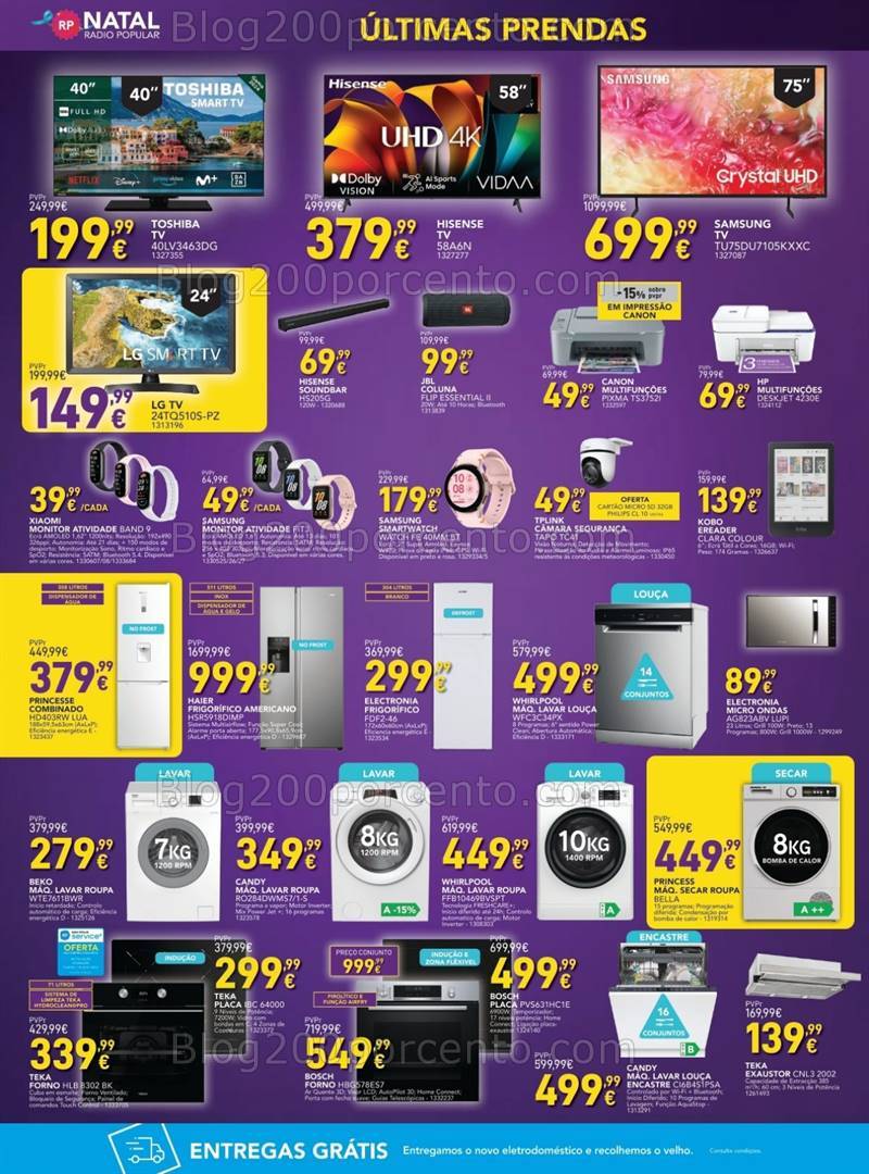 Antevisão Folheto RADIO POPULAR Promoções de 17 a 24 dezembro