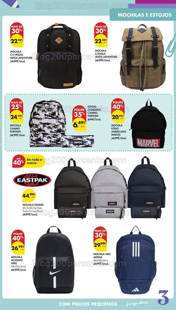 Antevisão Folheto PINGO DOCE Regresso às Aulas Açores - 22 agosto a 18 setembro