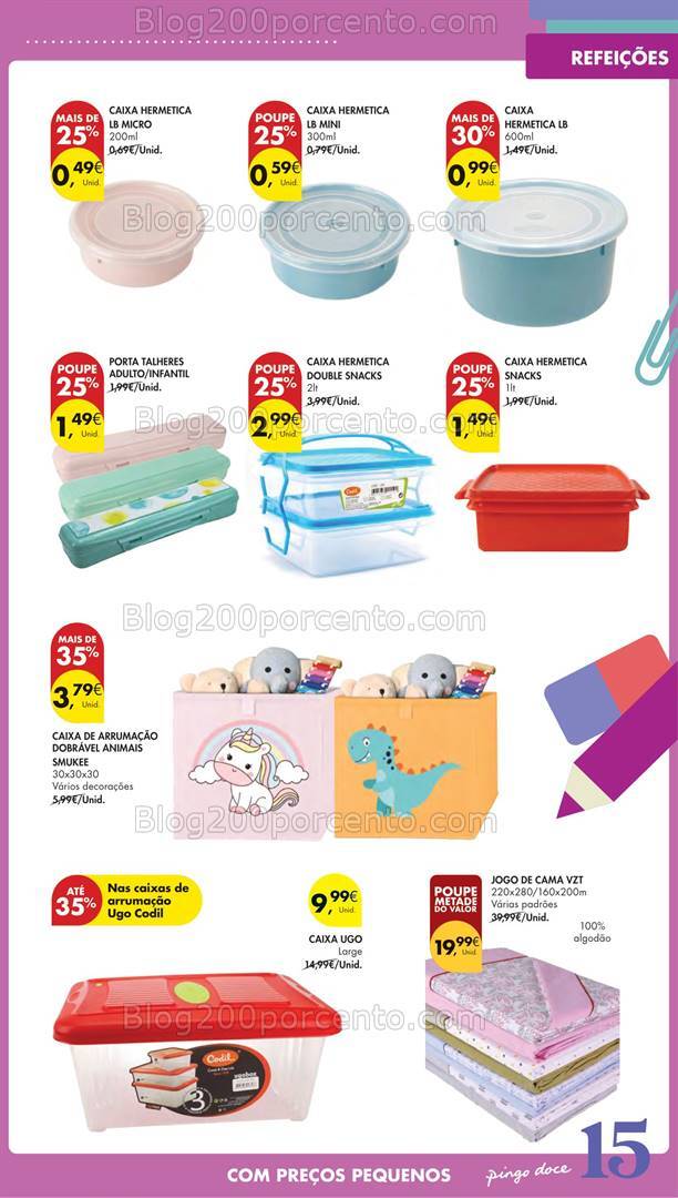 Antevisão Folheto PINGO DOCE Regresso às Aulas Açores - 22 agosto a 18 setembro