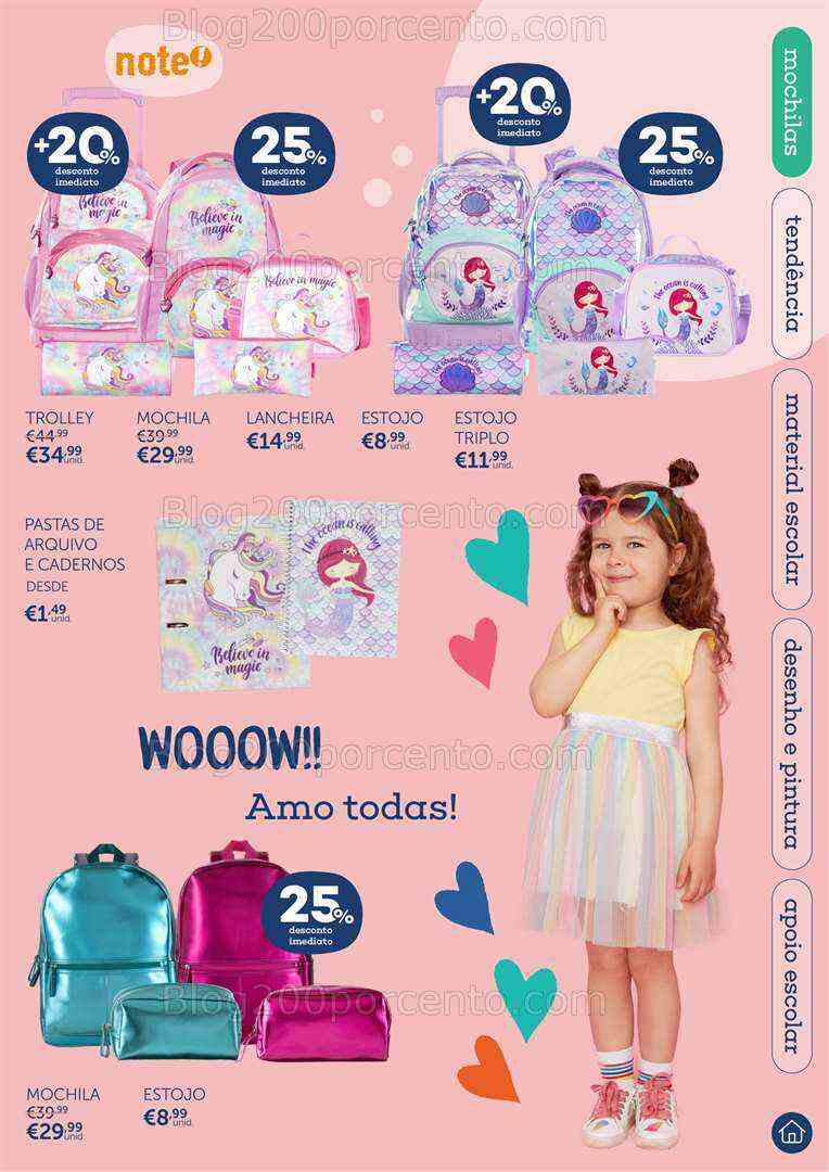 Antevisão Folheto NOTE Regresso às Aulas Promoções até 25 setembro