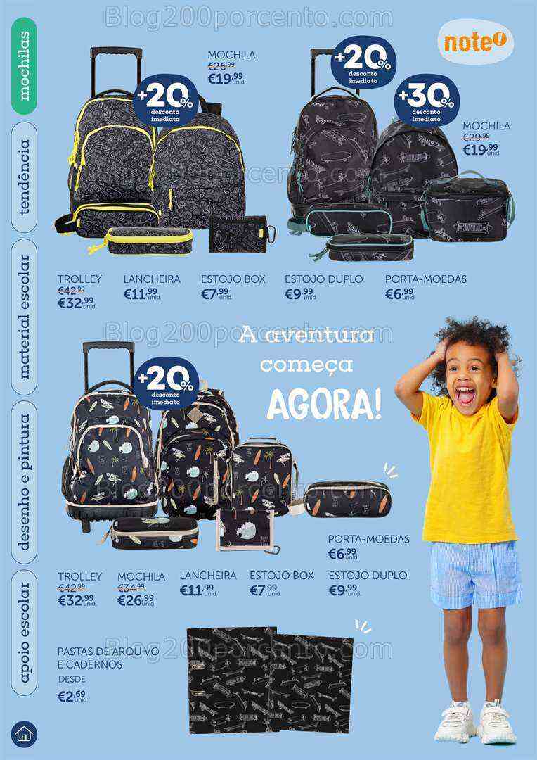 Antevisão Folheto NOTE Regresso às Aulas Promoções até 25 setembro