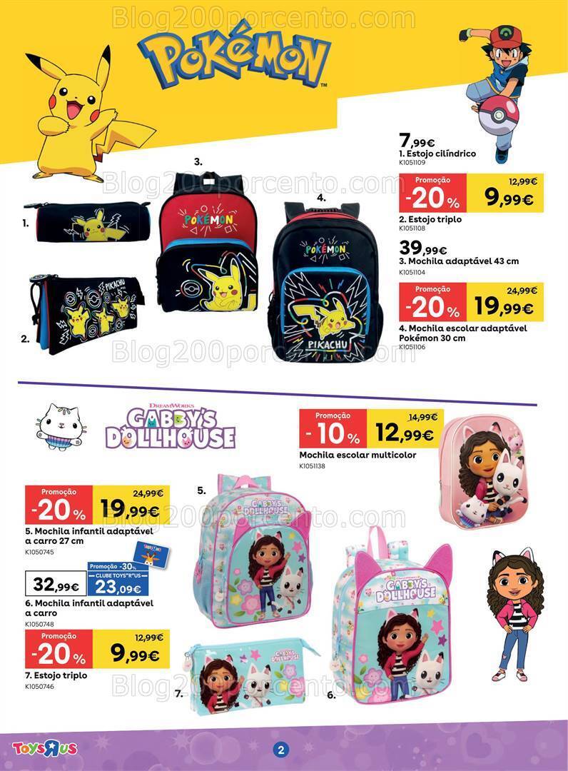 Antevisão Folheto TOYSRUS Regresso às Aulas Promoções de 4 a 24 setembro
