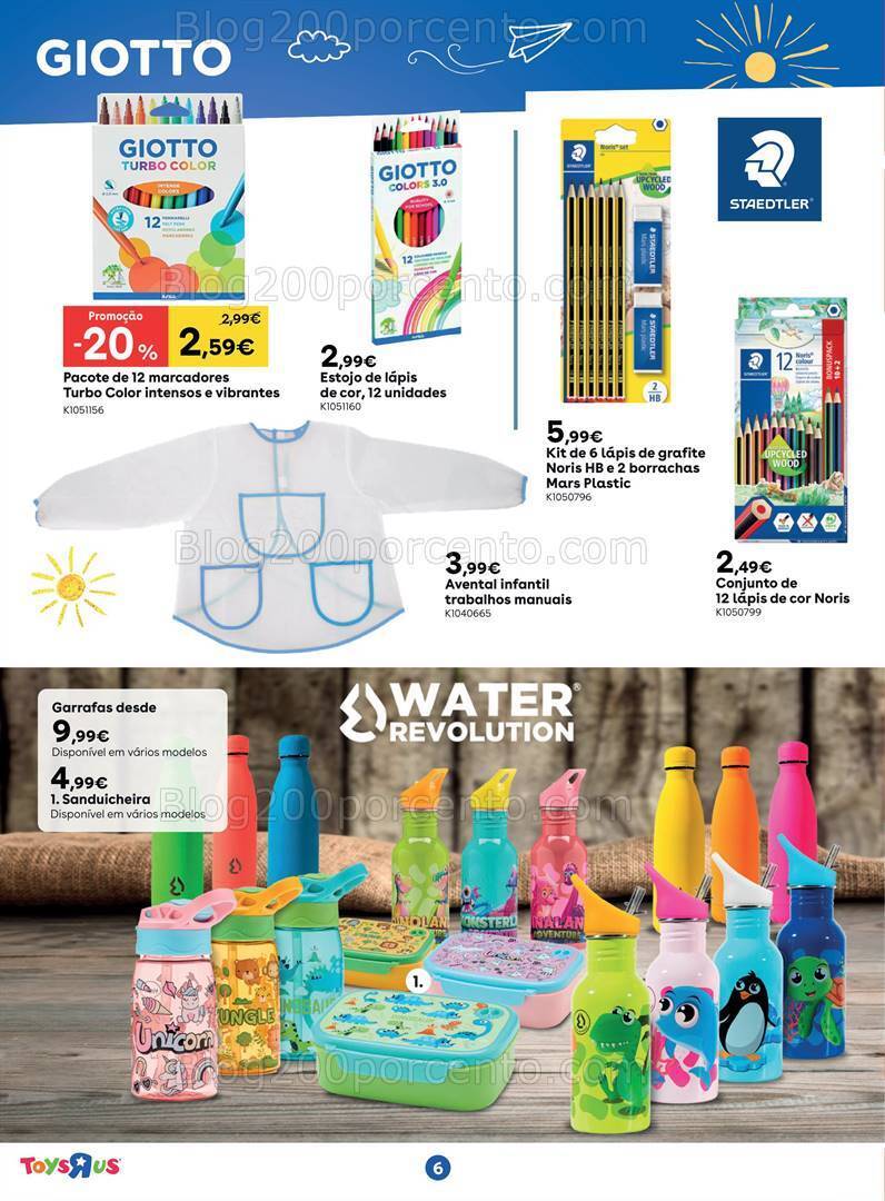 Antevisão Folheto TOYSRUS Regresso às Aulas Promoções de 4 a 24 setembro