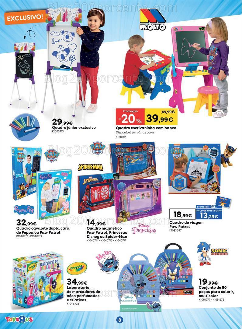 Antevisão Folheto TOYSRUS Regresso às Aulas Promoções de 4 a 24 setembro