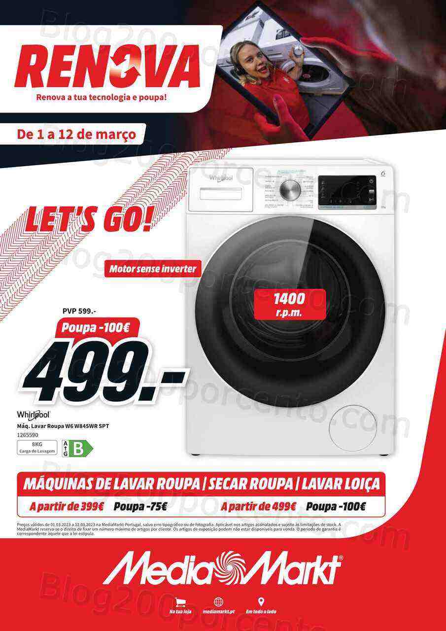 Antevisão Folheto MEDIA MARKT Promoções de 1 a 12 março