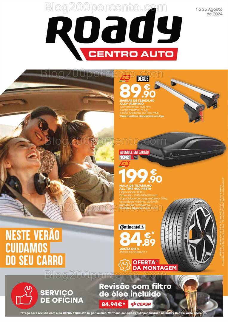 Antevisão Folheto ROADY Promoções de 1 a 25 agosto