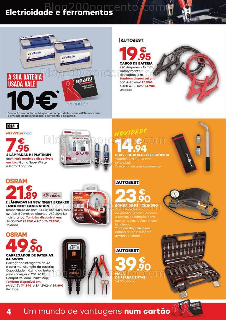 Antevisão Folheto ROADY Promoções de 1 a 25 agosto