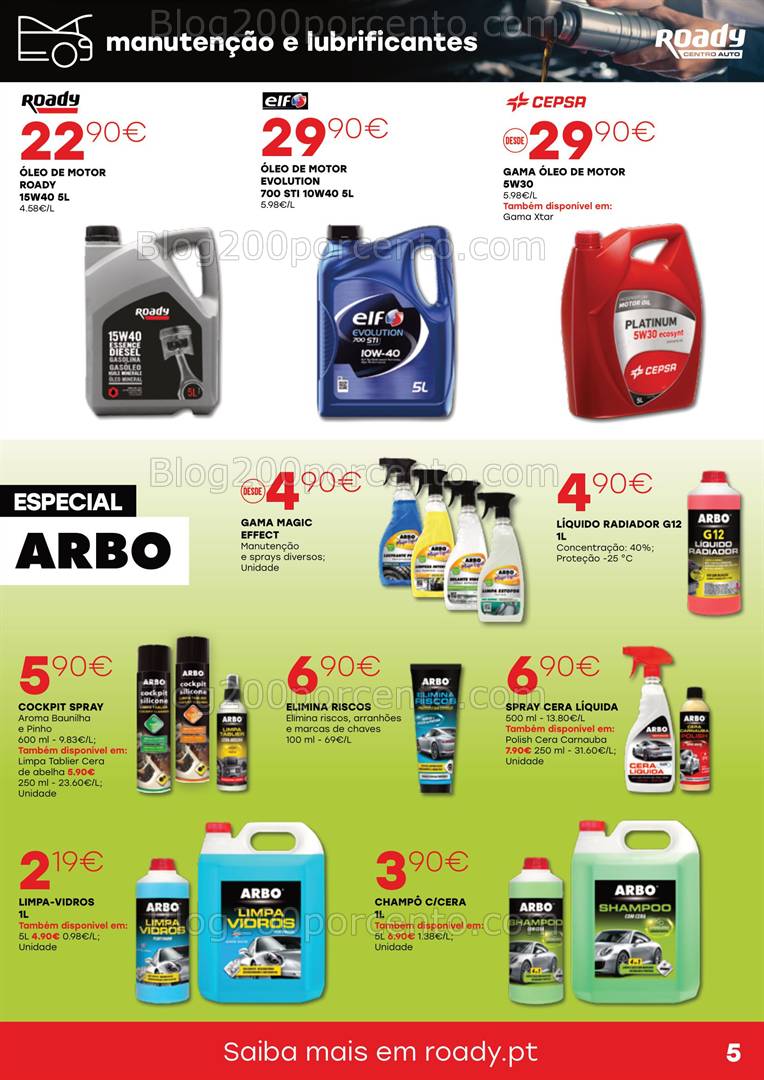 Antevisão Folheto ROADY Promoções de 27 março a 27 abril