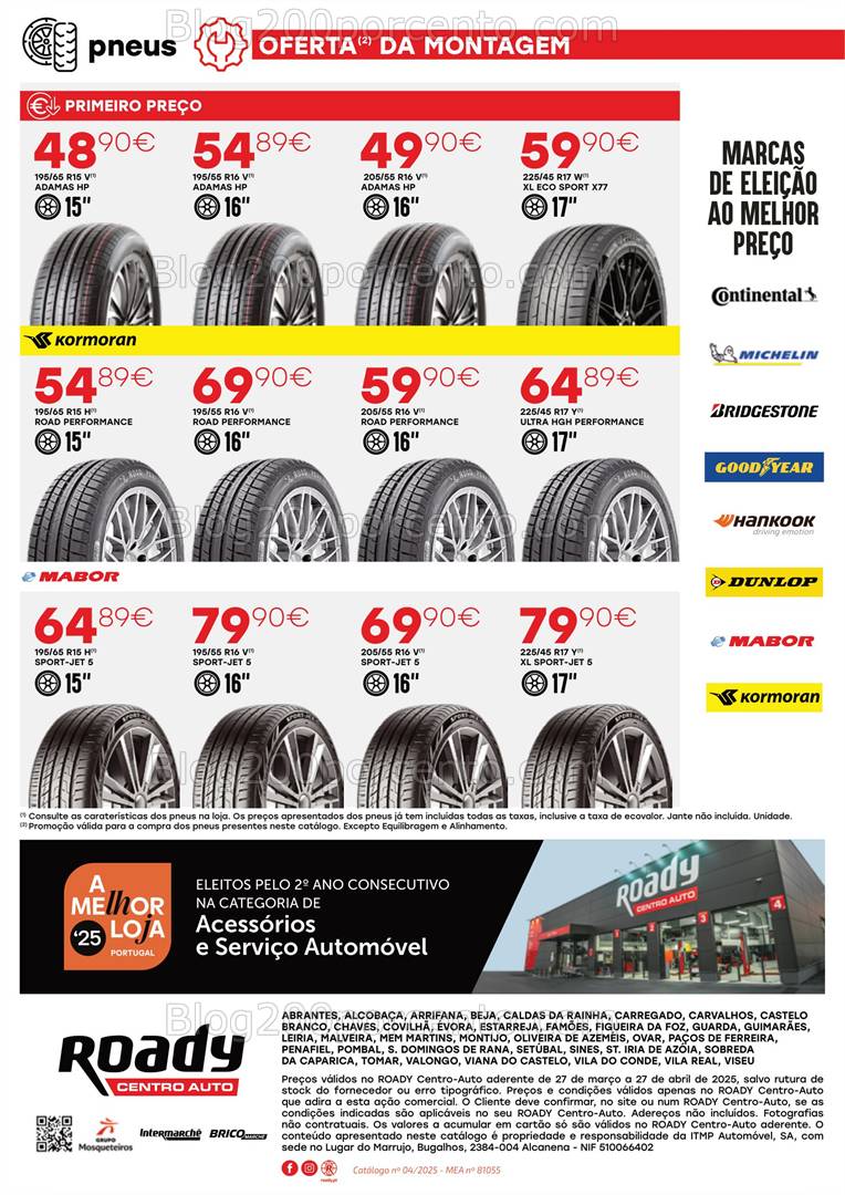 Antevisão Folheto ROADY Promoções de 27 março a 27 abril