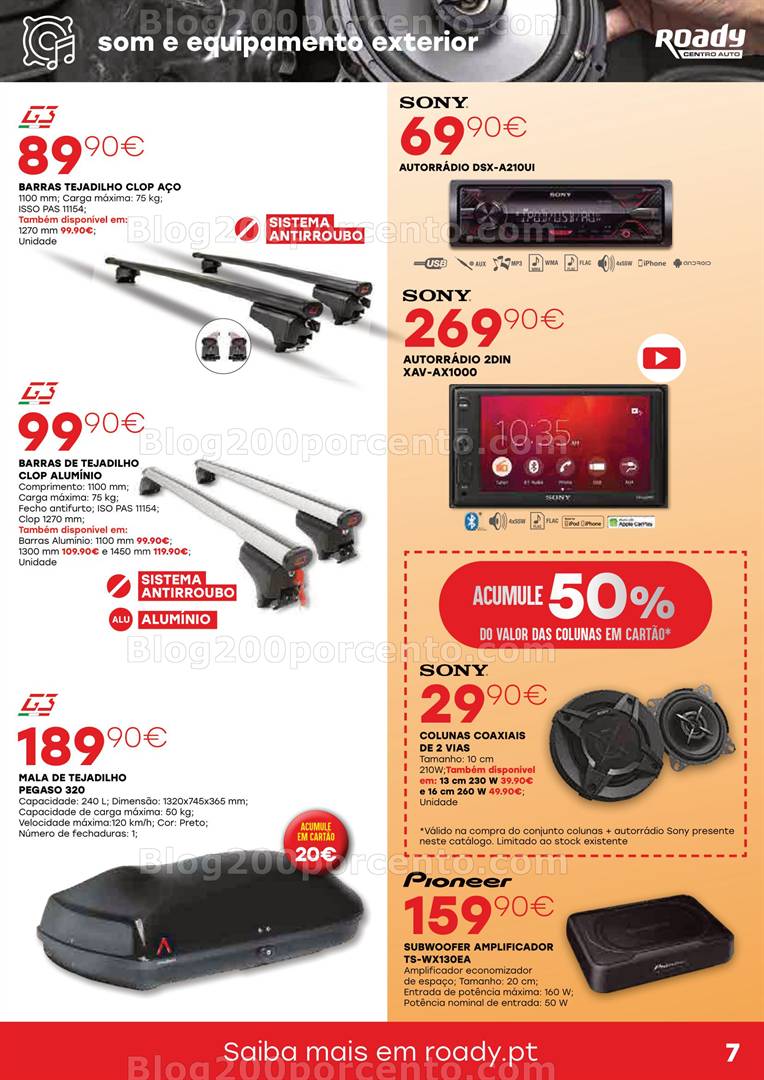 Antevisão Folheto ROADY Promoções até 25 de maio