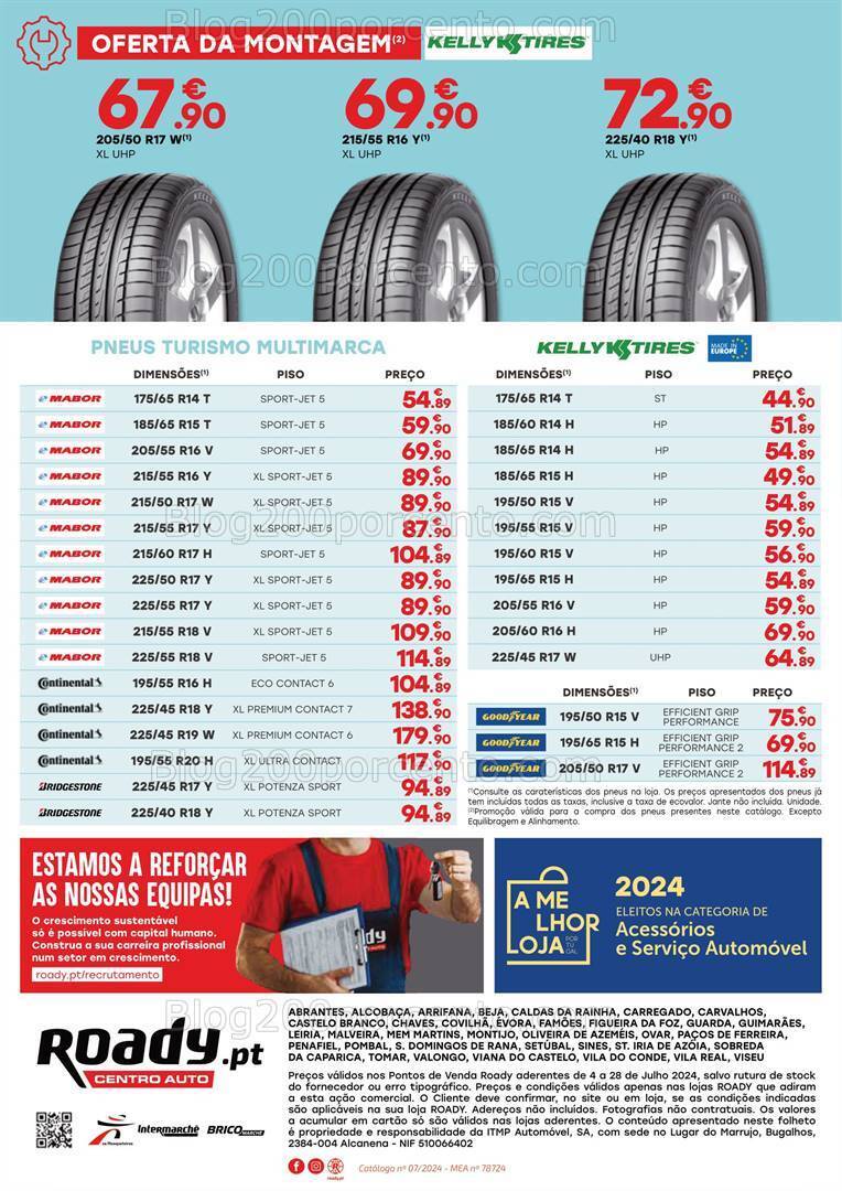 Antevisão Folheto ROADY Promoções de 4 a 28 julho