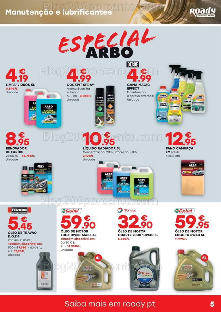 Antevisão Folheto ROADY Promoções de 28 março a 28 abril