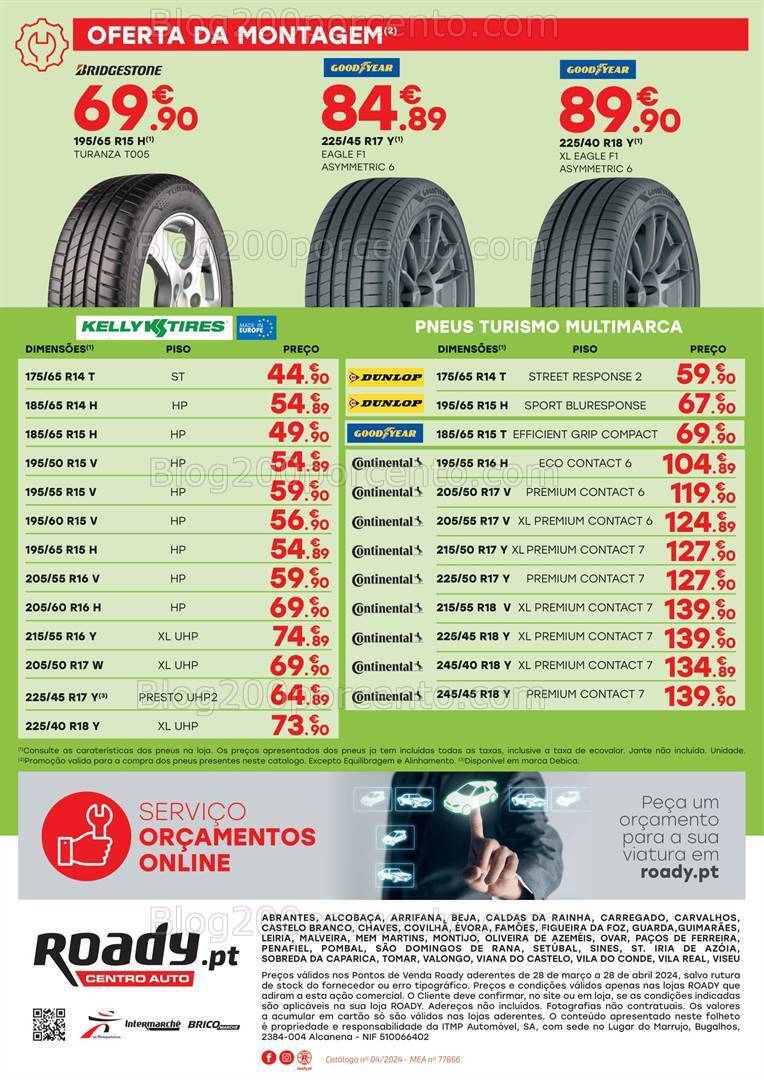 Antevisão Folheto ROADY Promoções de 28 março a 28 abril