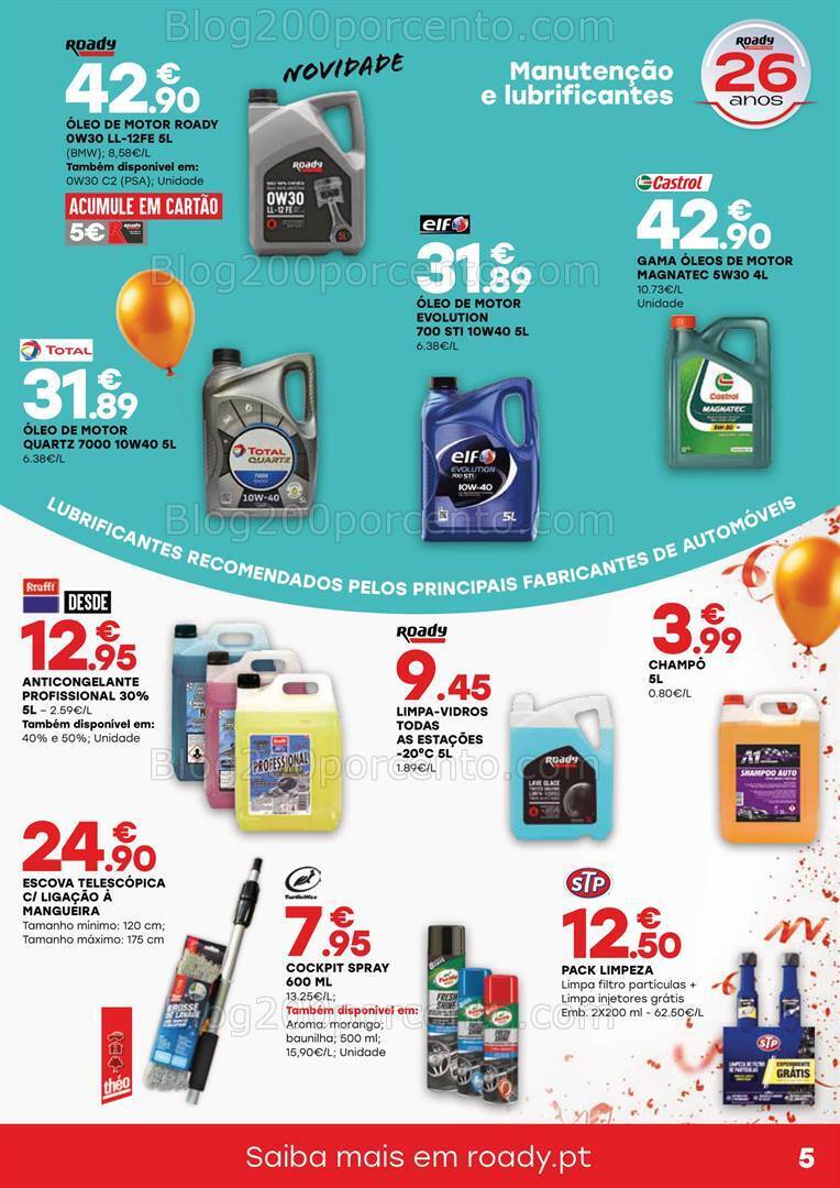 Antevisão Folheto ROADY Promoções de 30 maio a 30 junho