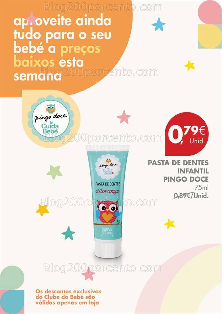 Antevisão Folheto PINGO DOCE Clube do Bebé Promoções de 5 a 8 janeiro