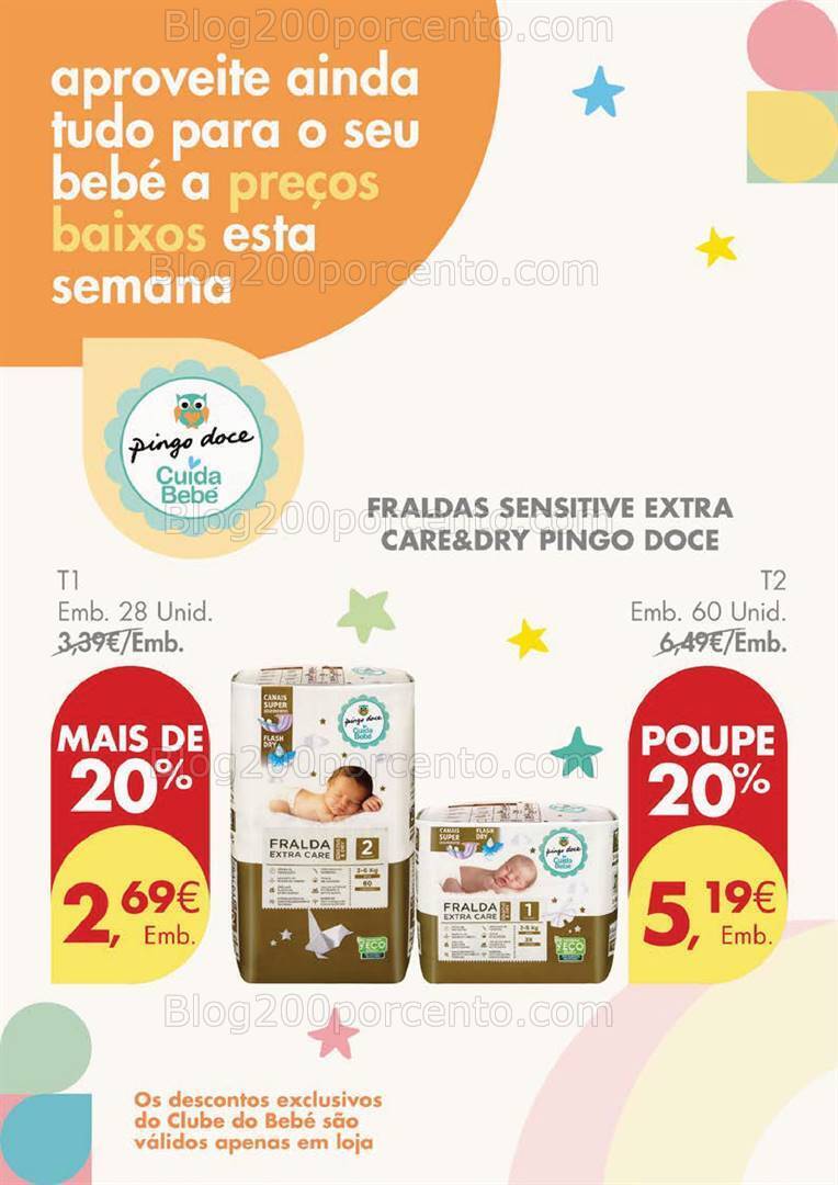 Antevisão Folheto PINGO DOCE Clube do Bebé Promoções de 9 a 15 janeiro