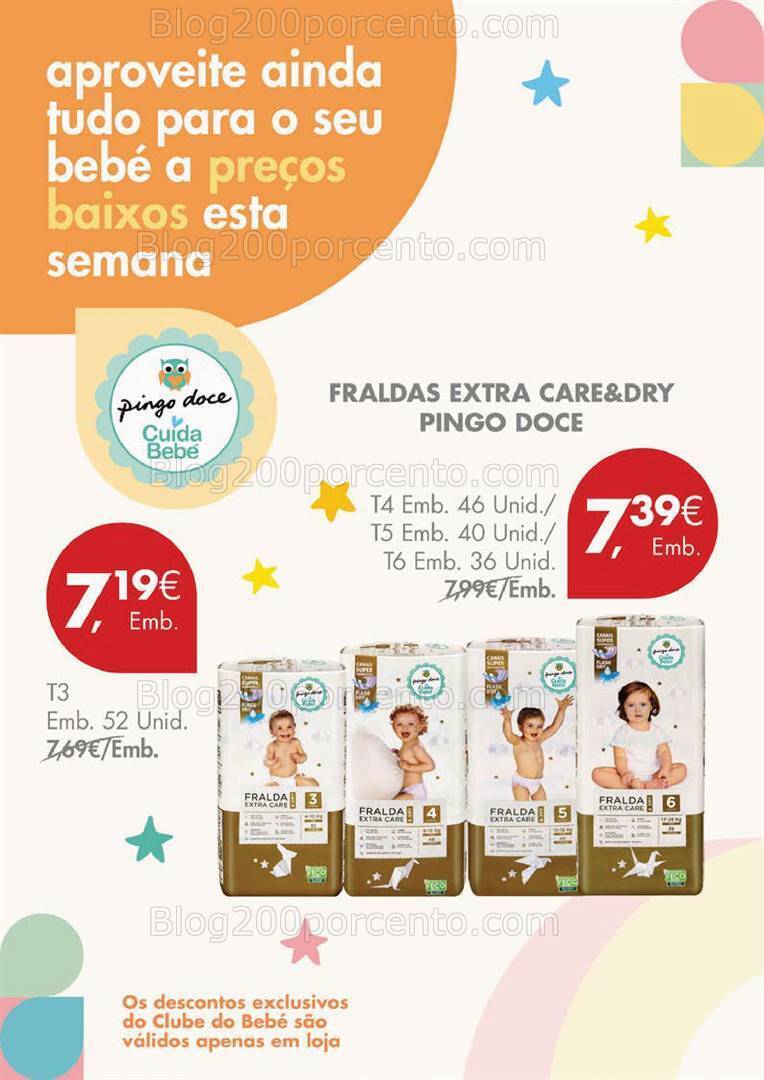 Antevisão Folheto PINGO DOCE Clube do Bebé Promoções de 9 a 15 janeiro