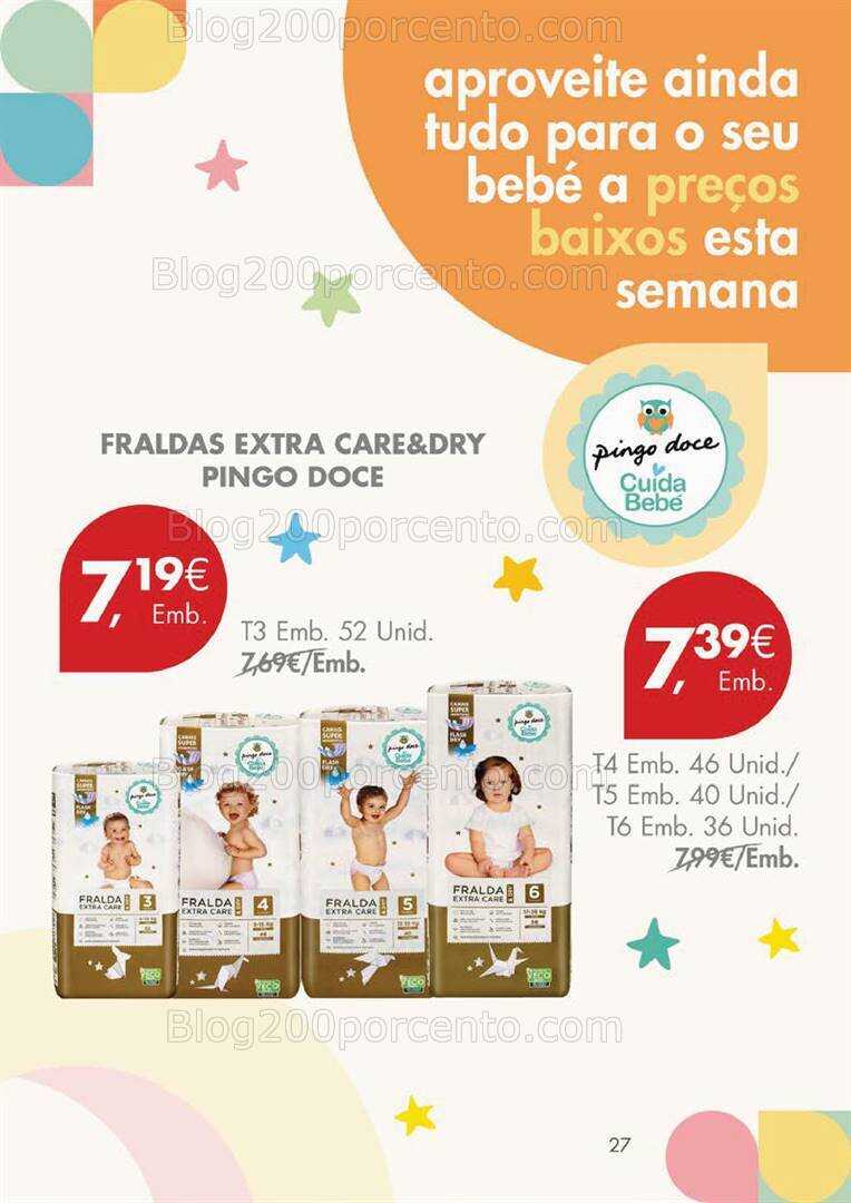 Antevisão Folheto PINGO DOCE Clube do Bebé Promoções de 16 a 22 janeiro