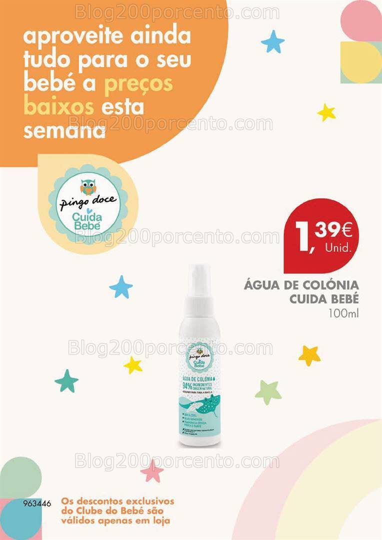 Antevisão Folheto PINGO DOCE Clube do Bebé Promoções de 23 a 29 janeiro