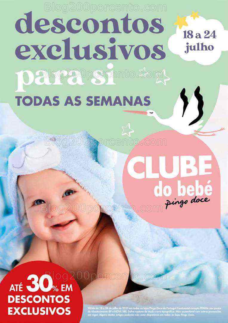 Antevisão Folheto PINGO DOCE Especial Bebé Promoções de 18 a 24 julho