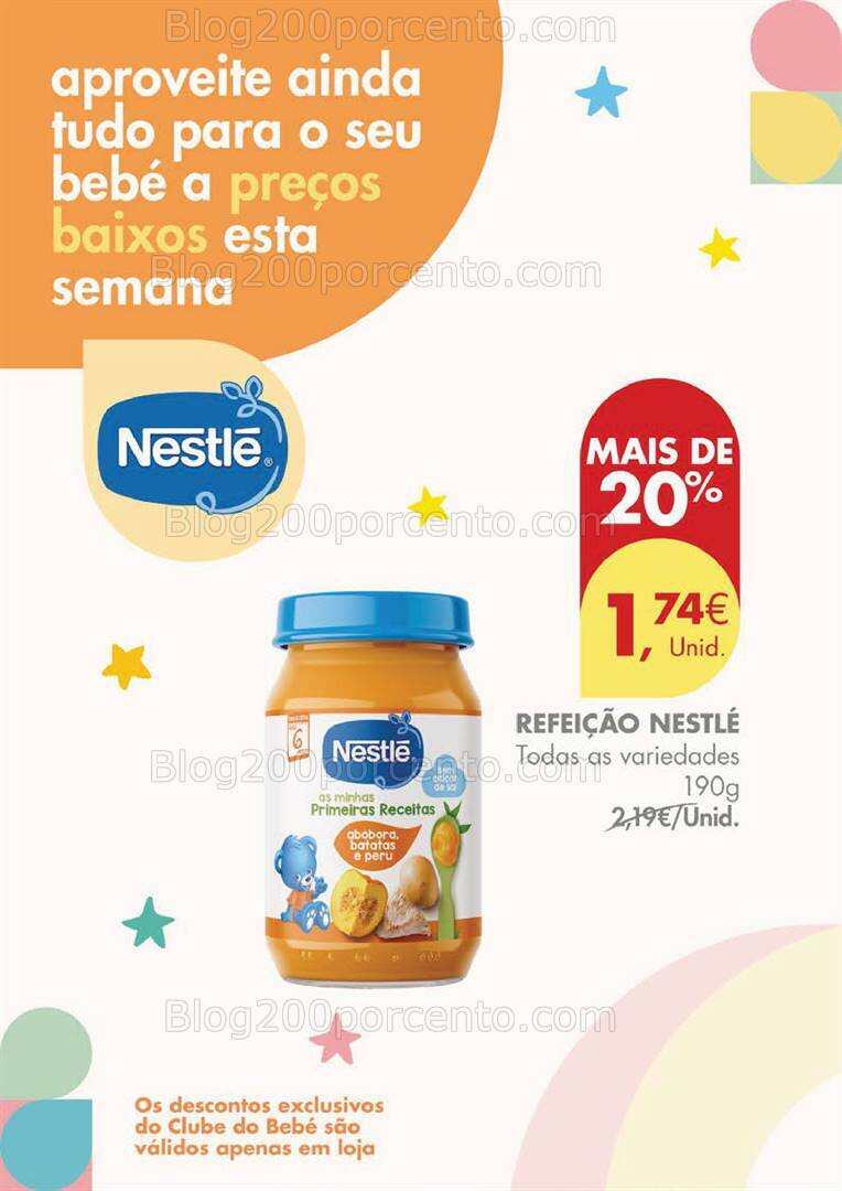 Antevisão Folheto PINGO DOCE Clube do Bebé Promoções de 24 a 30 outubro