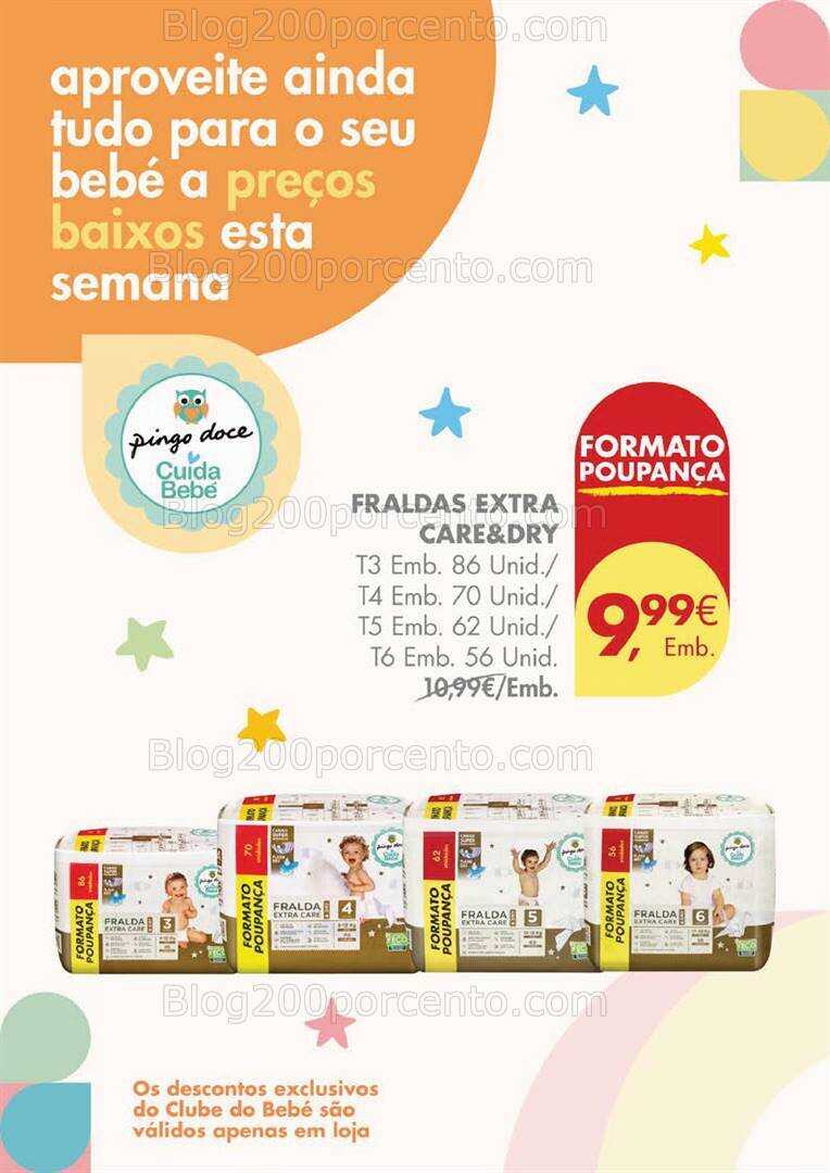 Antevisão Folheto PINGO DOCE Clube do Bebé Promoções de 24 a 30 outubro