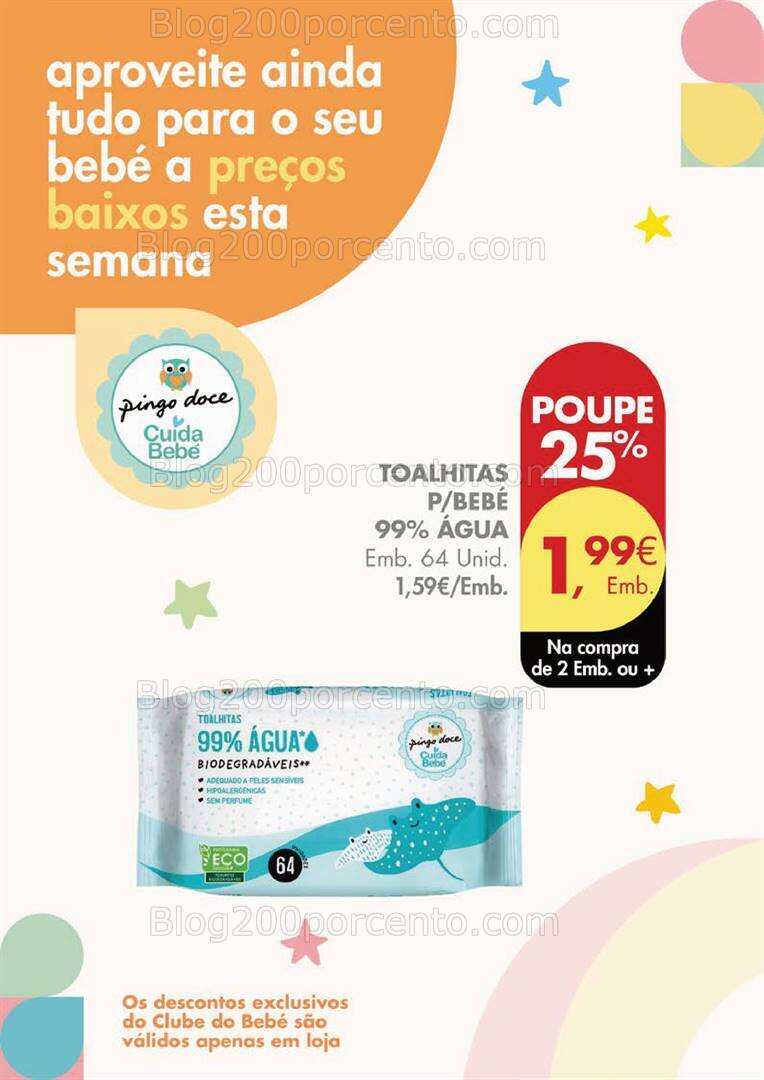 Antevisão Folheto PINGO DOCE Clube do Bebé Promoções de 24 a 30 outubro