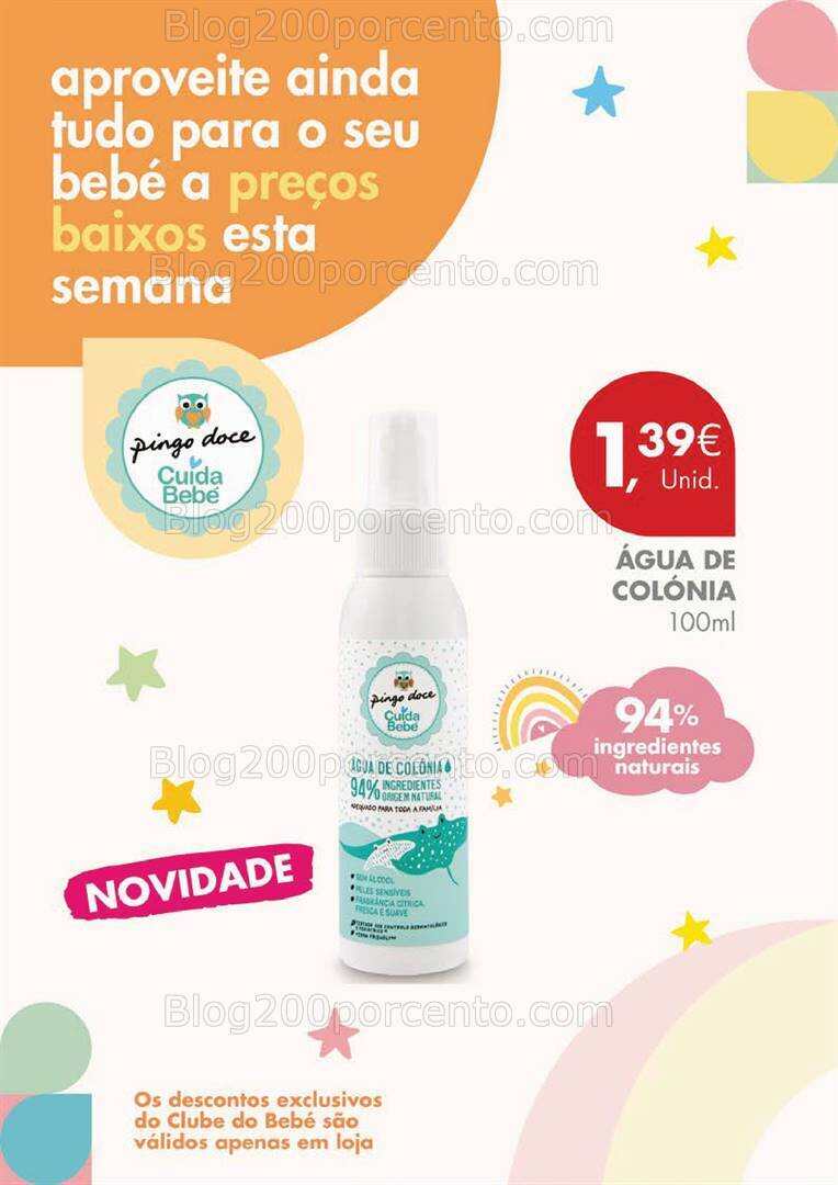 Antevisão Folheto PINGO DOCE Clube do Bebé Promoções de 24 a 30 outubro