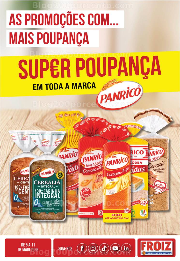 Antevisão Folheto FROIZ Promoções de 5 a 11 maio