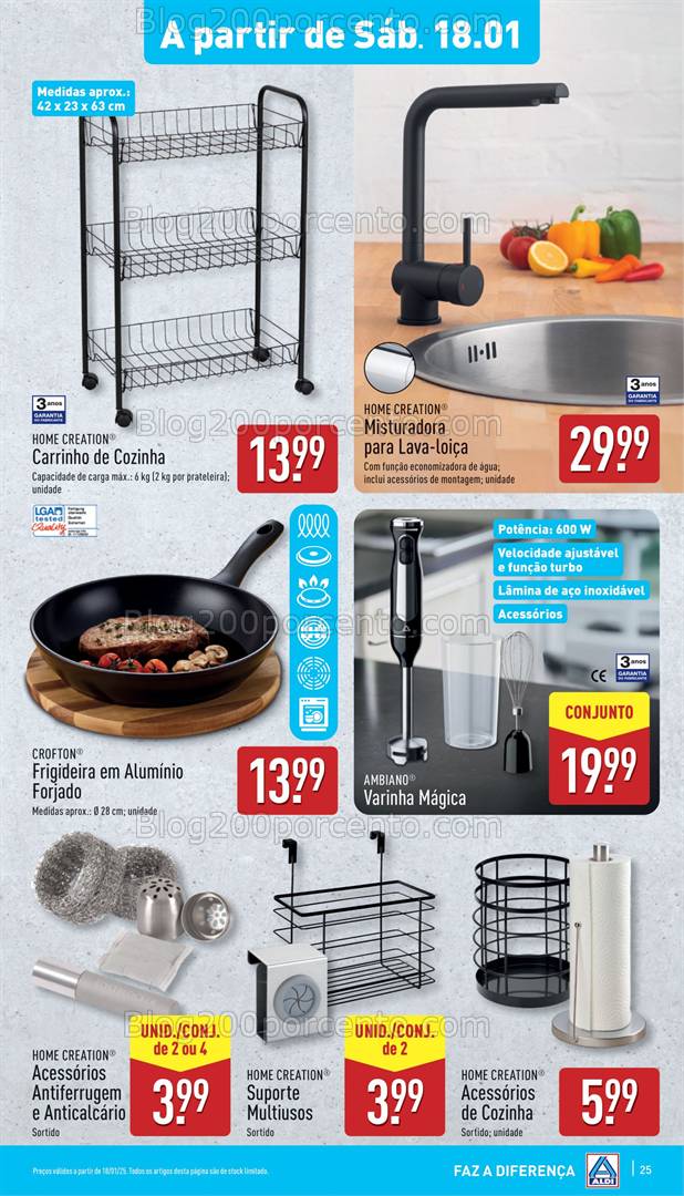 Antevisão Folheto ALDI Promoções de 15 a 21 janeiro